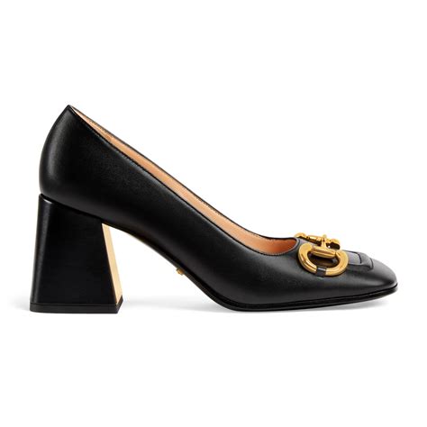 gucci leather mid-heel pump 7.5|gucci mid heel slingback.